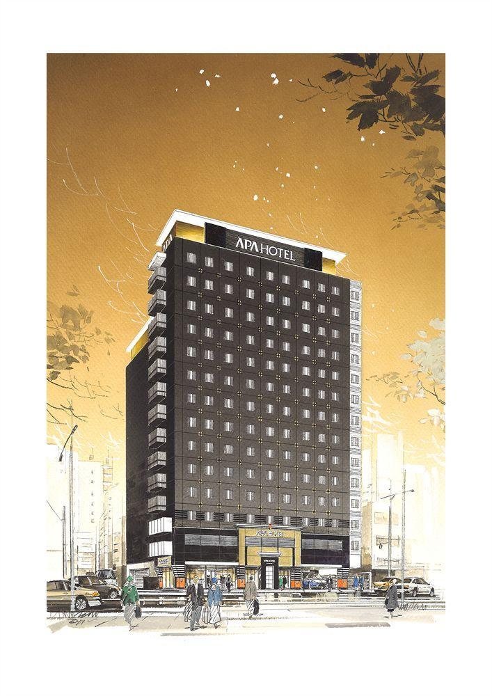 Apa Hotel Higashi Nihombashi Ekimae Tokio Exterior foto